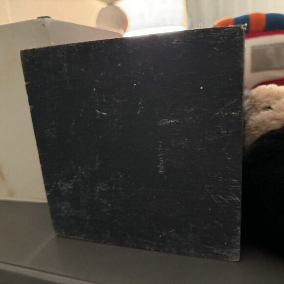 VTG Stacking Nesting Boxes Wooden Americana Primitive Country Folk Art Door Lids - Picture 7 of 10